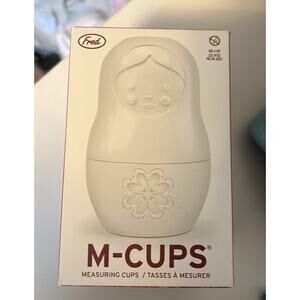 Genuine Fred M-CUPS Russian Doll Measuring Cup Nesting Dolls New!